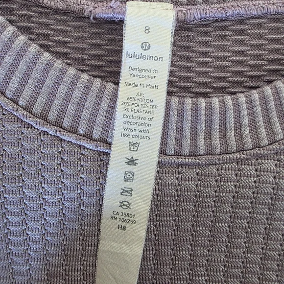 Lavender Textured Women's Sweater - Picture 2 of 2